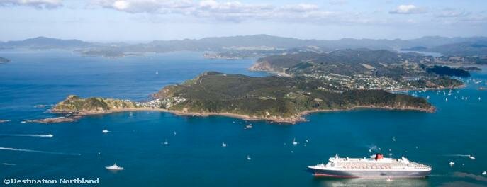   The Bay of Islands has regular cruise ships visiting through the summer months 